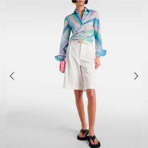 Vince High Rise Cotton Shorts Size 4